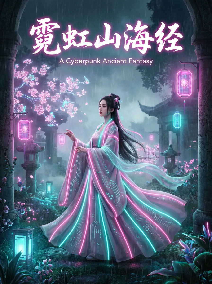 尤爱 古风奇缘短剧 - 霓虹山海经海报